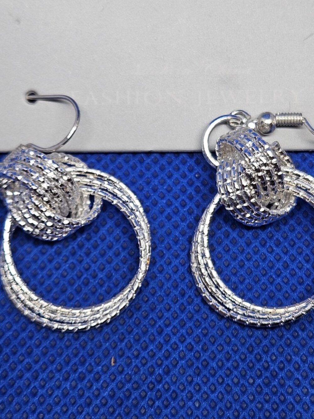 Rovog Braided Silver Hoop Earrings